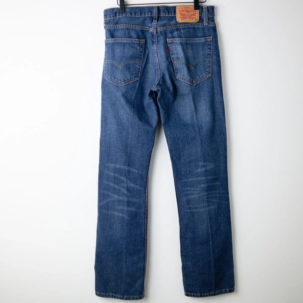 Levi's 527 Slim Bootcut Jeans Mens 30x32 Blue Medium Wash 100% Cotton Denim